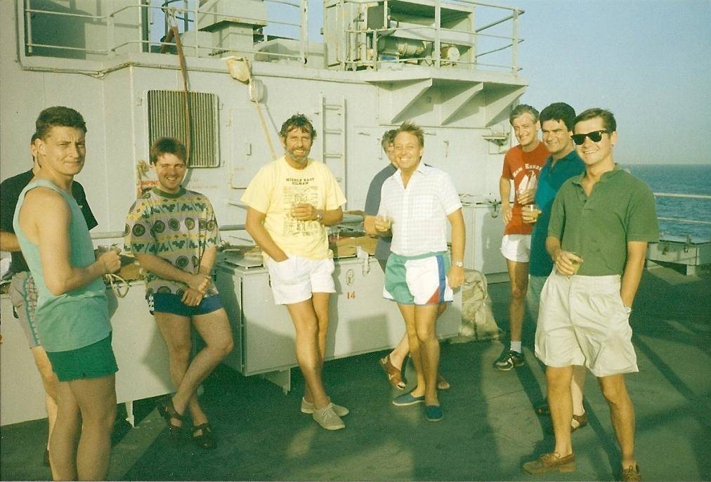 A Leaf Boat in the Gulf
 Stuart Peters. ....Mike Kitchen ...   Eric Hambling, Roy Malkin,   Bob Allan, ...
