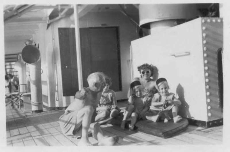 Blue Ranger 1952
Boyhood of Raleigh? Captain H W Flint with families from Malta on a summer cruise.
