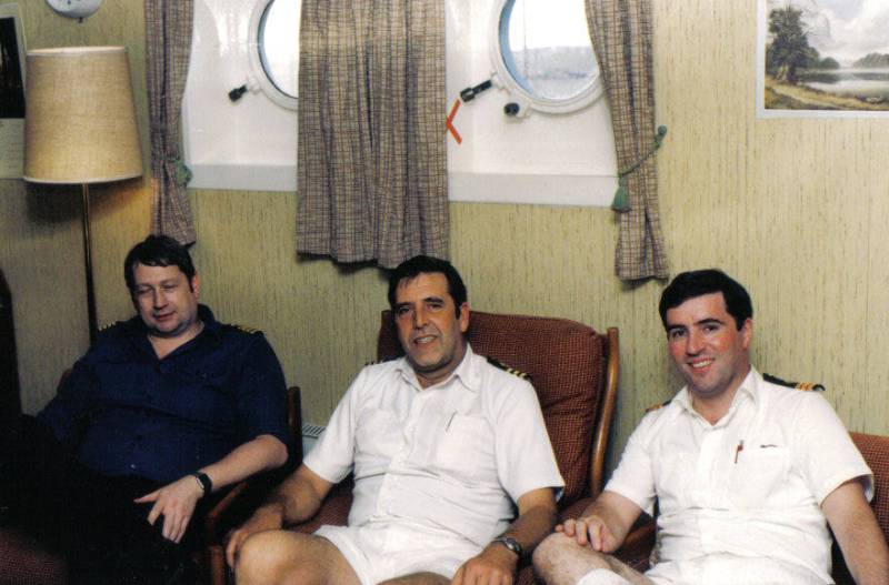 Shaved off for the war
Neville Springer, Dave Gerrard, Frank Leonard.
Diligence 1990
