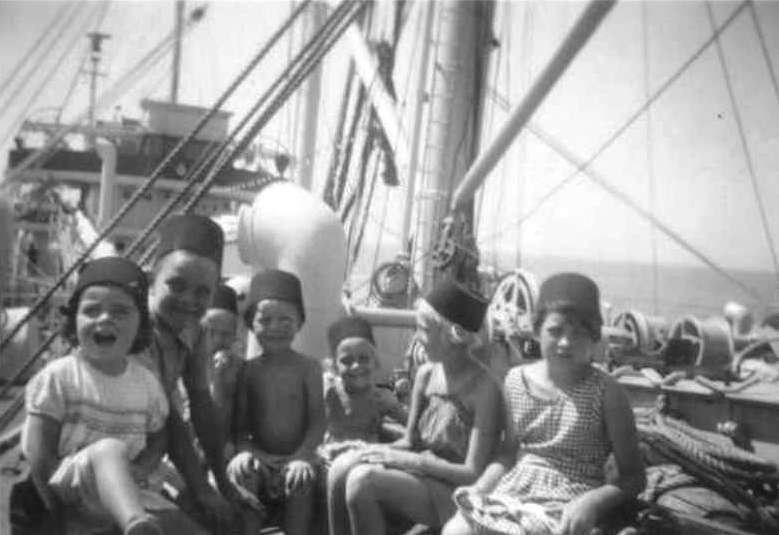 Blue Ranger 1952
Young passengers enjoy a Med cruise.

