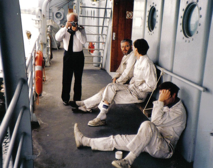Sir Percivale 1988
 Doc Glyn Griffiths observes Engineers at rest.

