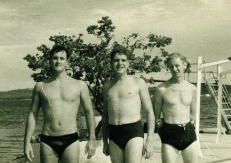 Fort Langley at Trinco 1956
Dai Davies left
