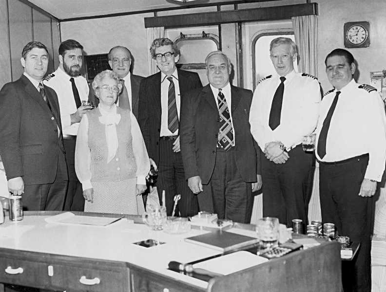 Bacchus at Chatham 1979
Roy Matthews, Dave Gerrard, Clarrie the Agent, Bill Walker, Len Olding.
