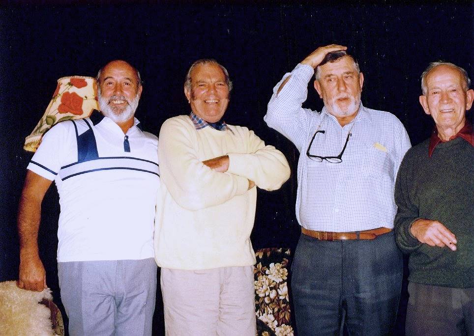 Dai Davies, Sam Dunlop, John Gould, Rees Davies.
