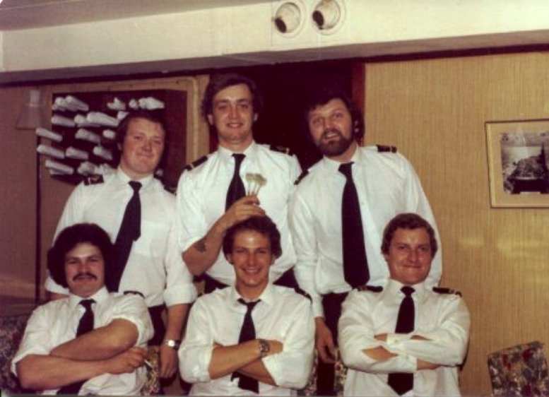 Back - Barry Layson, Adrian Cole , ? :  Front - Bill Fallow, ?,  Martin Troman 
