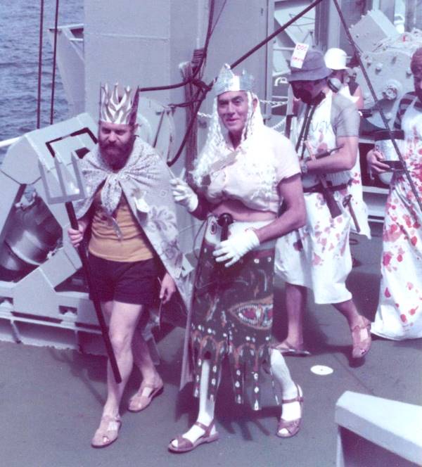 Mel Whatmough, Maurice the Can Man & Rod Webb
Tarbatness 1977
