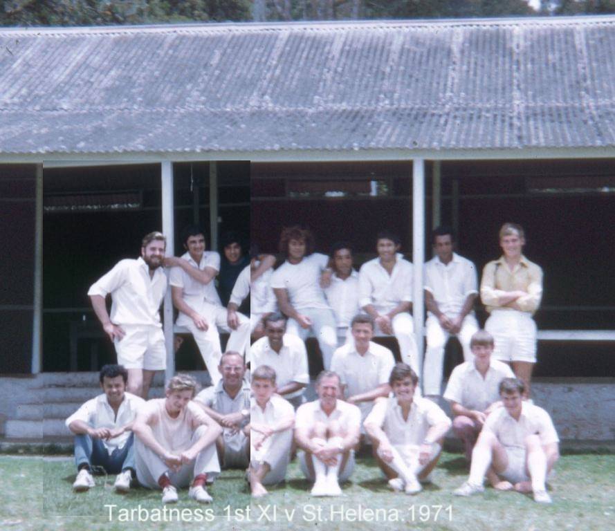 Tarbatness First XI St Helena 1972
Gerrard, George, Fell, Callan, Challis.
