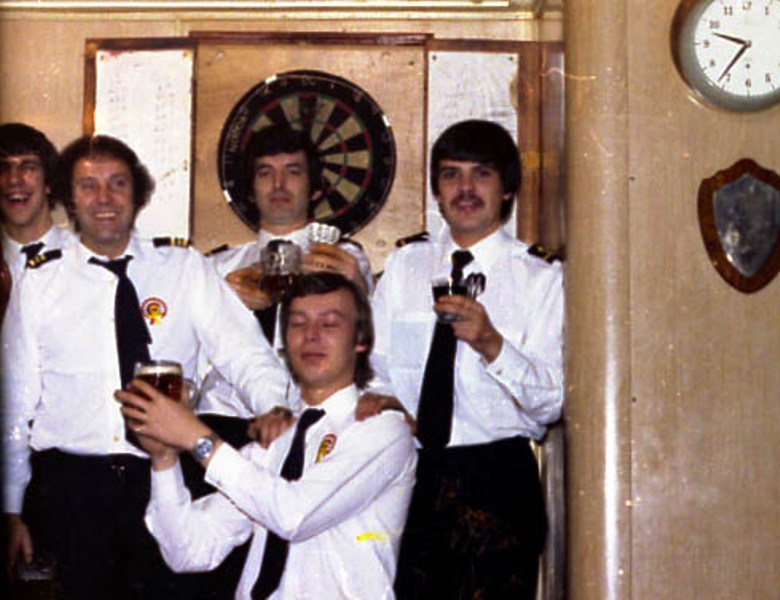 Resource Darts Team
?, Barry Finlay, John Breckon, Mike Smith 
 Nick Cowan in front.
