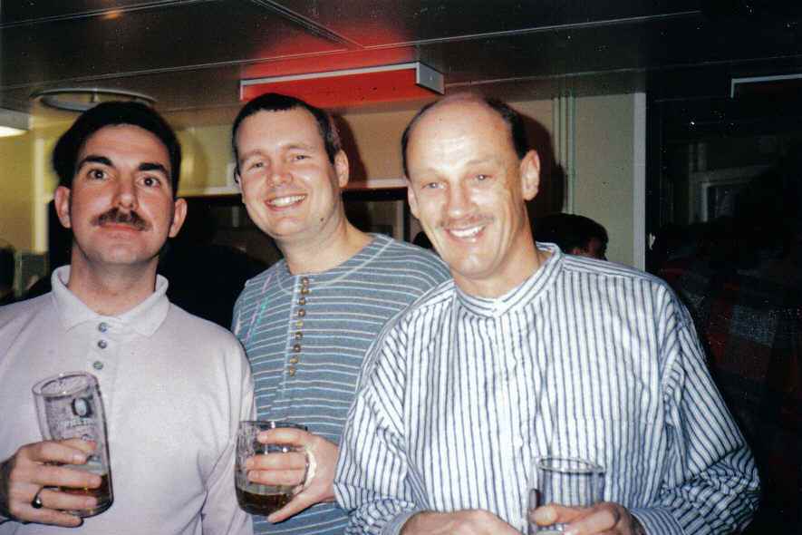 Bosun Stevie Dale, PO Deck Mick Burton. SSK Steve Williams. 

