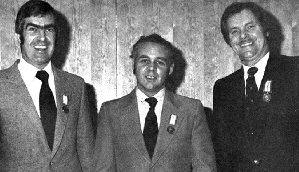 Malcolm Jennings, Tommy Fraser, and Paul McEwan 
