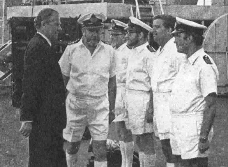 Capt JP Gould, Bertie Hawk, Robin Green, Dave Wilson.
