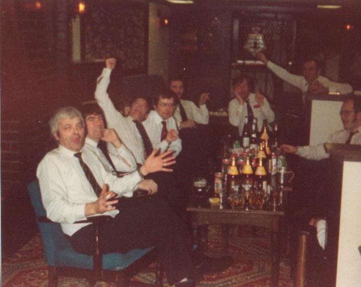 RFA FORT AUSTIN 1983
Ron Shipp; Ian Nicolson; John McKee; Peter Bulmer; Dave Soden; Dave Moore; Ernie Marriott; Andy Davidson 
