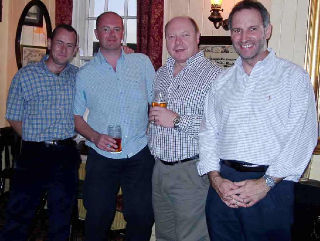 Jon Caffery, Simon Williams, Russ Farquhar, Dave Smith.
