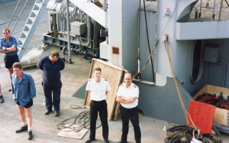 Chris Keith, Jon Wheeler and Bob Rose April 94  
