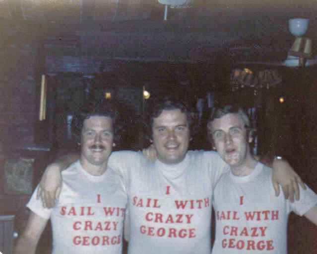 Jim Devine, Geoff Strong and Colin Nicol 
So who is Crazy George?
