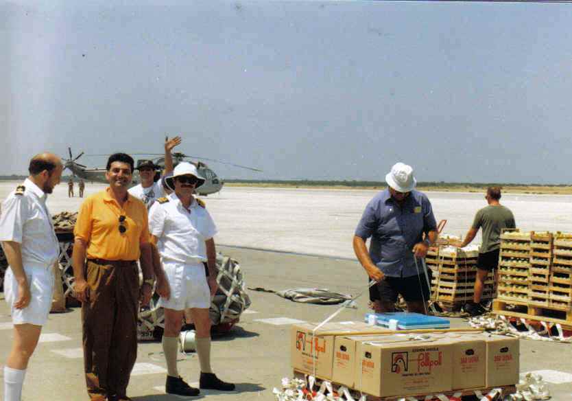 Bari
Colin Grylls, Local Agent, CBC and Brian Fowler. 
