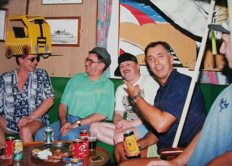 : ?, CPO(ST) Richard Cole, CPO(CK) Courtney Bilkey, ?. 
