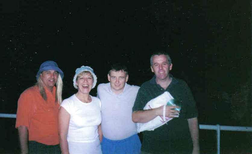 Kevin Cooper, Ally Davies, Joe Monaghan and Brian Scullion
 RFA Fort Austin 
