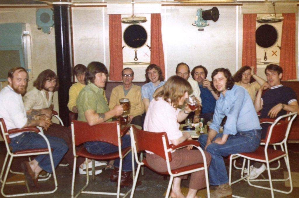 STON gathering in the crew bar RFA Resource 
