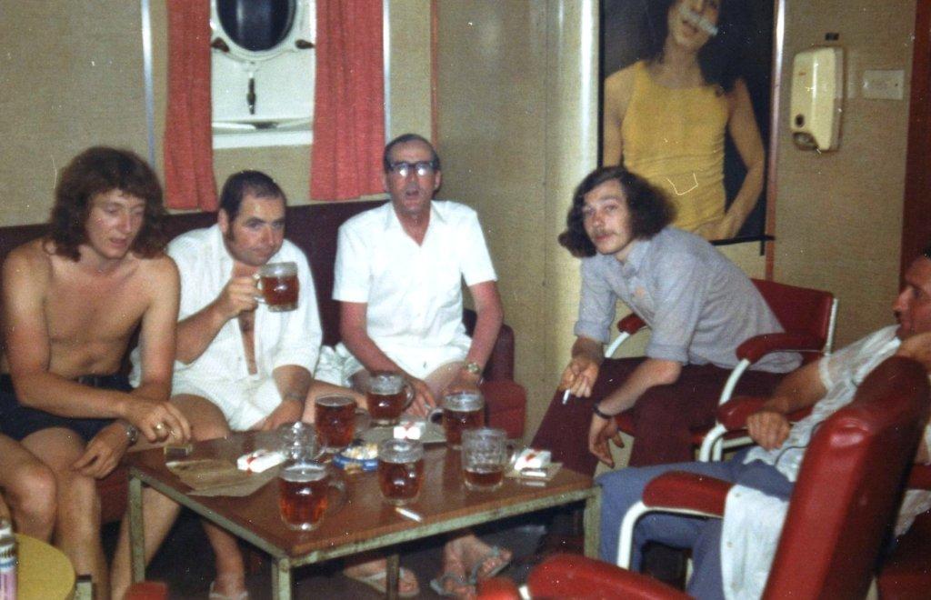 Bob Fawdrey, Ray Warley ,Albert Pierce, Graham Truscott and Gilbert Allely 
