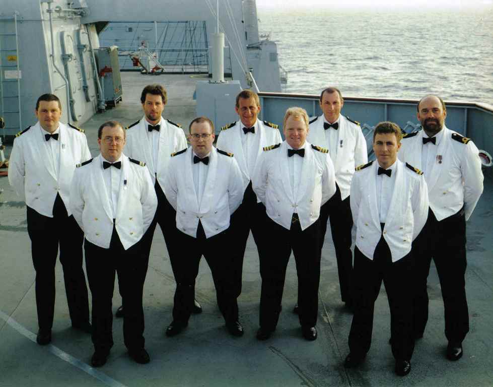 STON Officers RFA Fort George 
