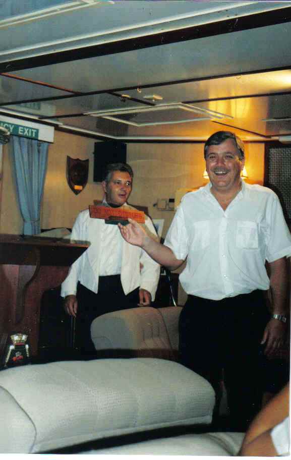 David Soden and David Maunder
 RFA Regent
