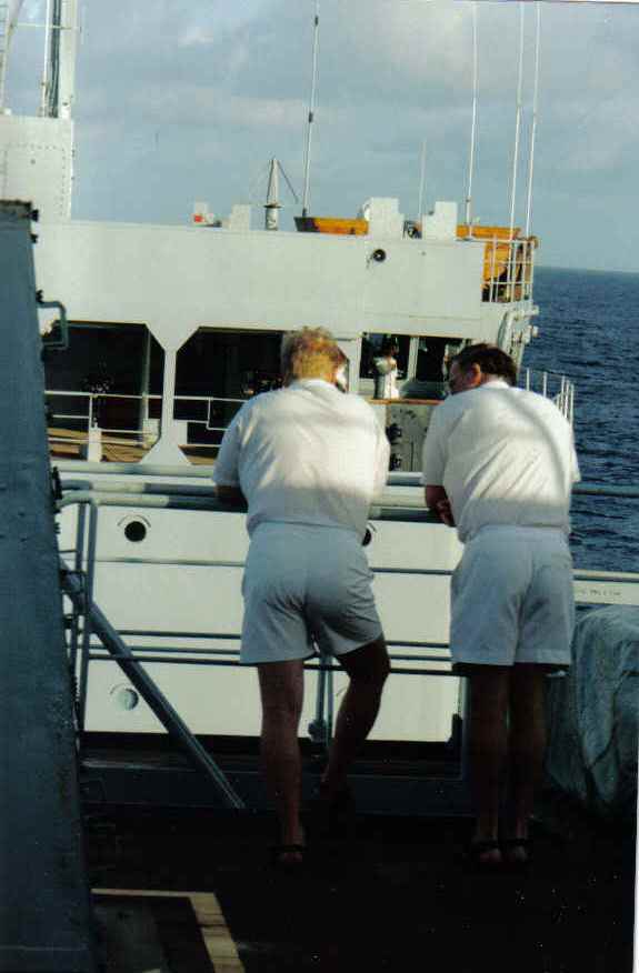 Adam Bryce and Donald Carmichael 
RFA Regent 
