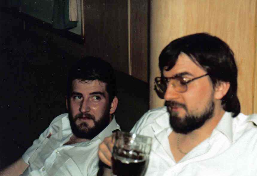 Dave Gatenby and PTO Dave Alford 
RFA Resource 1986 
