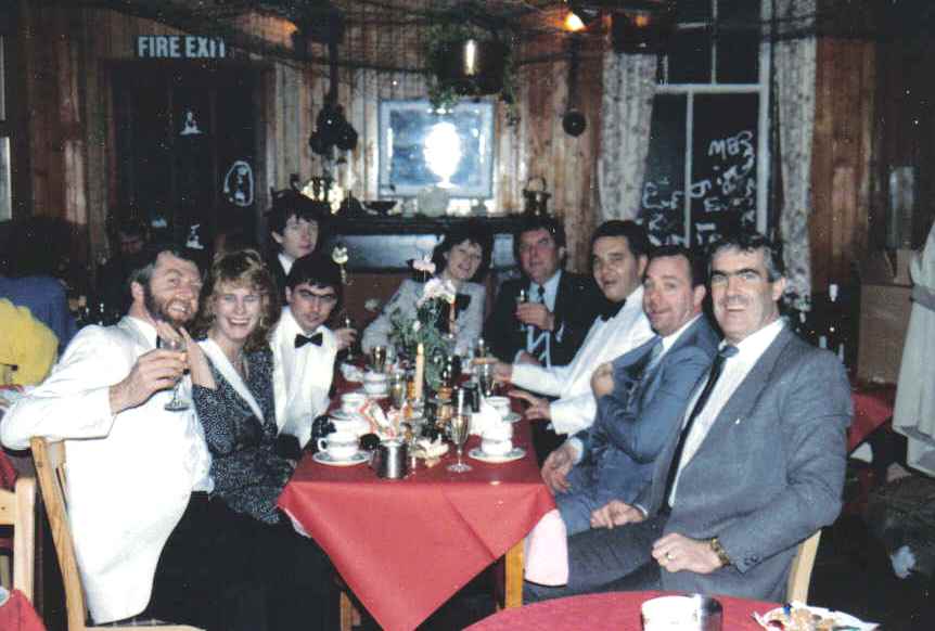 Tom Ward, Christine Jennings, Martin Thumath, Brian Innes, Margaret Ward, Alan Hebron, David Soden, John Hawke and Malcolm Jennings 
