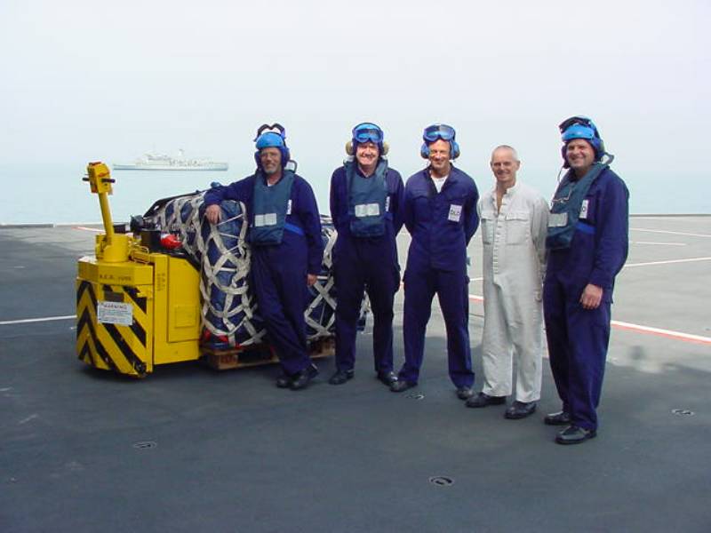  Messrs Knight, Fraser, Williams, Nash and Atkins 
RFA Fort Rosalie
