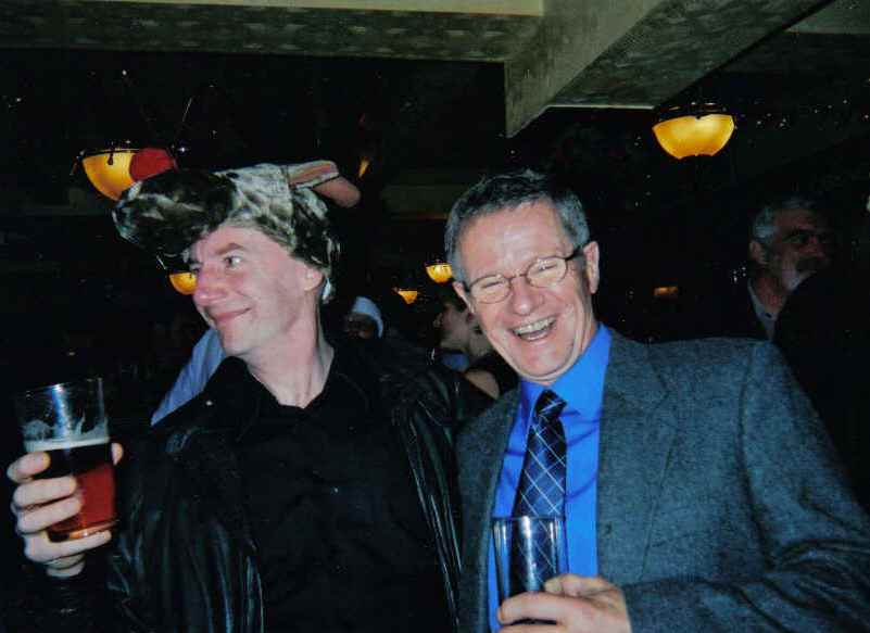 Martin Irwin and Baz Hodgkins 
