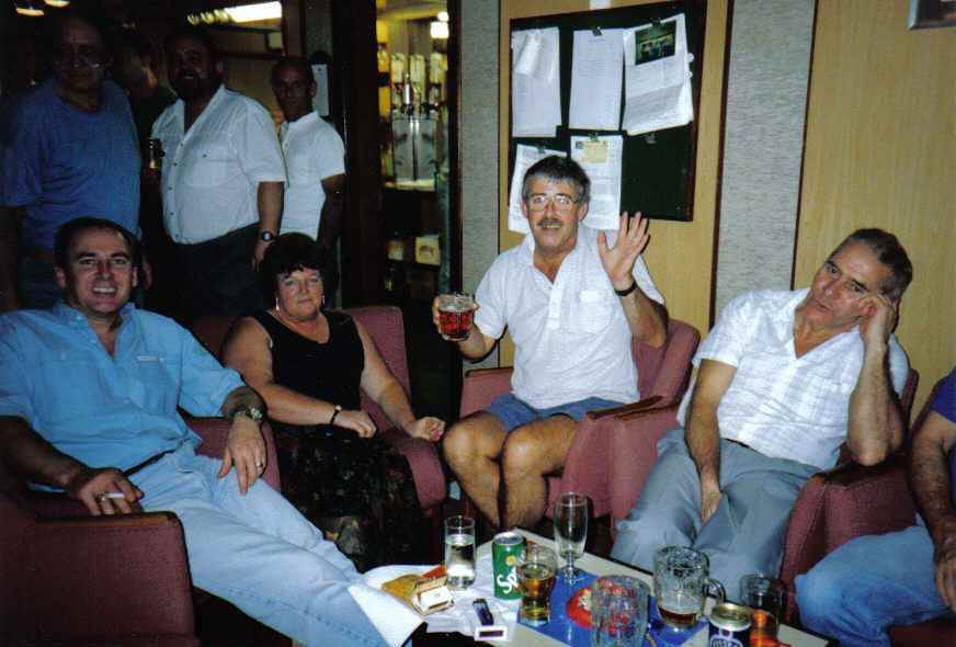 Mike Battley, Mike Palmer, Graham Whatley and Len Vincent 
