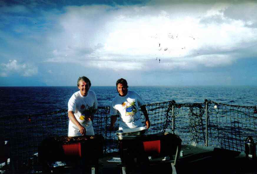 Gordon Hood and Mick Headlam 
