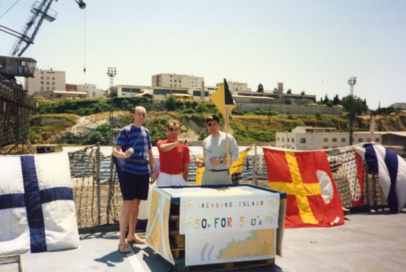 Andy Bishop, Gareth Thomas and Nigel Davies.
 Fort Grange, Split 1994. 
