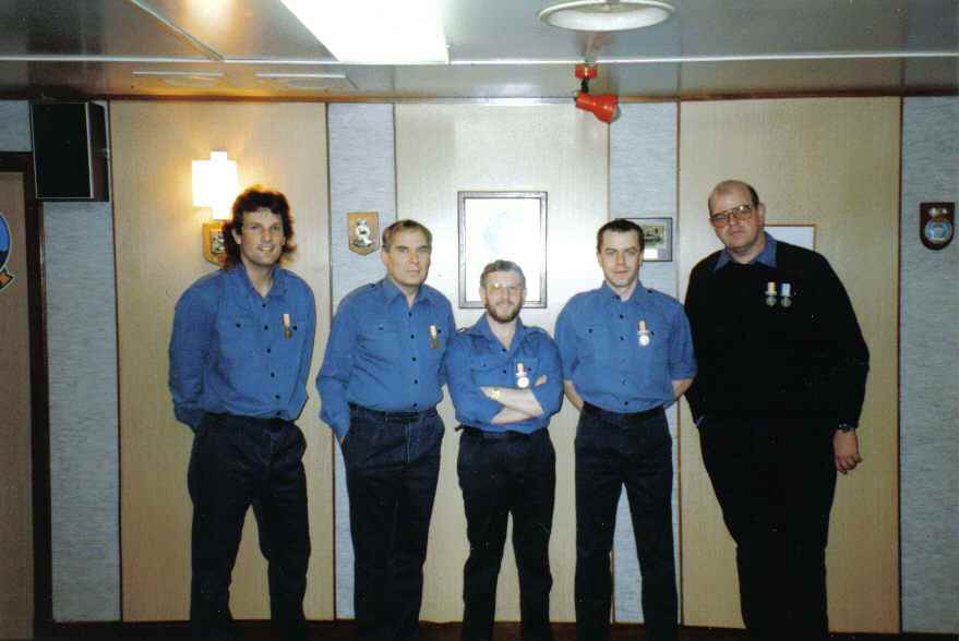 Messrs ?, Davis,  Brooks, Rowney and Fowler 
