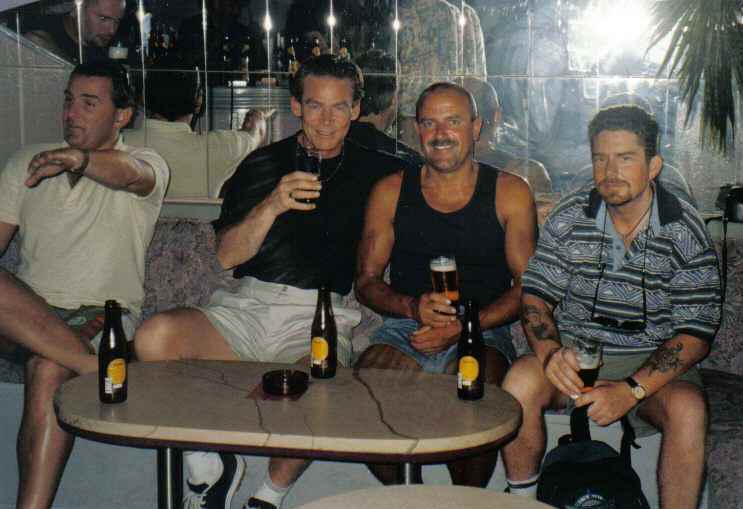 Malcolm Knight, Brian Williams, Jeff Wilson and Alan Maloney 
