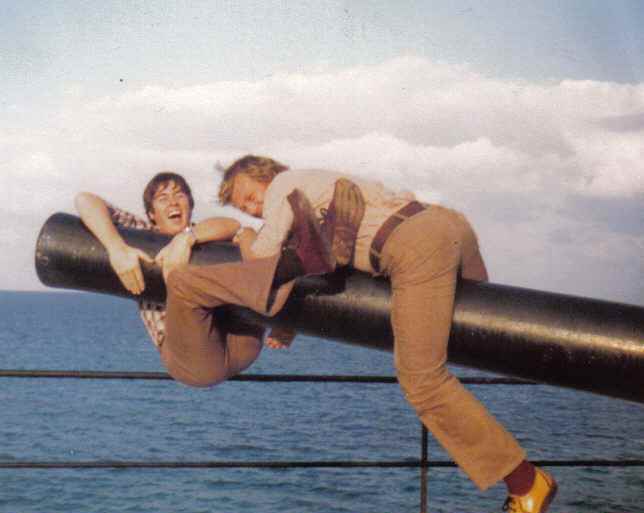 Richard Dawson and Dave Moore 
