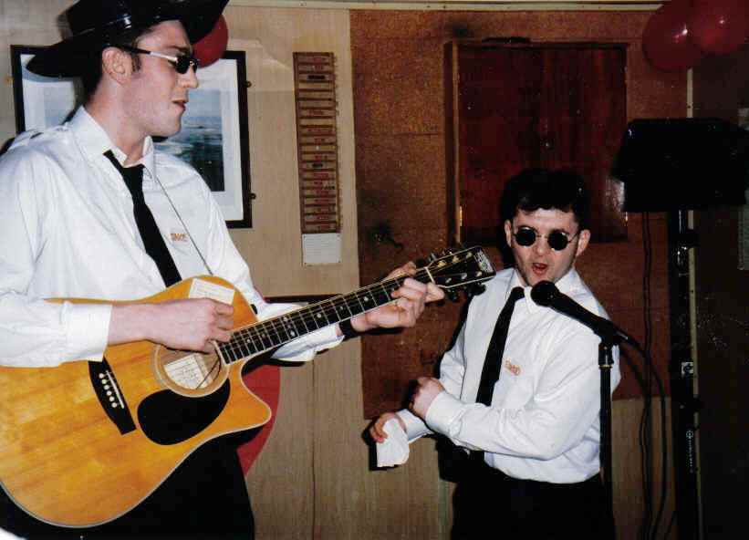 Matt Perry and David Doig 
As Jake & Elroy.
