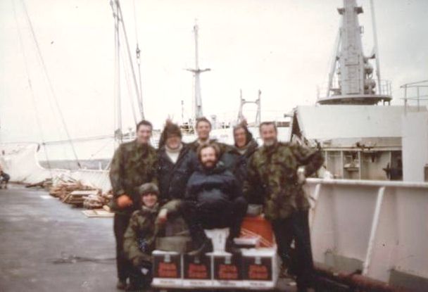 MV Saxonia
 inc Kevin Durrant, Ray Butt and Terry Jordan 
