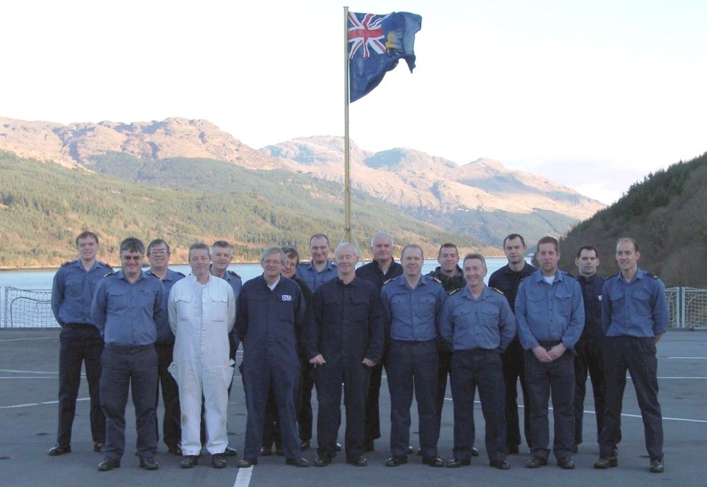 STON Fort Victoria February 2004
 L-R - Danny Marsay , Sandy McGhee , Alex Mullan , Jim McAllion , Barry Roberts , Mike Owen , Brian Duncan , Dave Gale , Henry Nicol , The late John Currie , Mark Burchill , Don Kelly , Phil Allan . Sean Carruthers , Pete Donnelly , Pat Hughes. 
