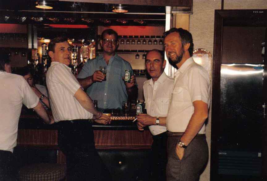 Colin Nicol, Brian Fowler, John Reville and Kenny Owen 
