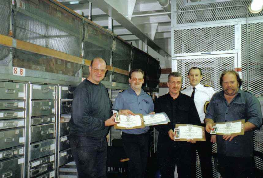 Messrs Fowler, Balshaw, ?, Bates and Sleaman 
