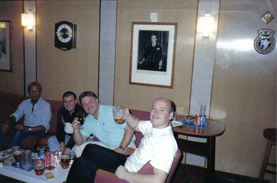 Terry Jewitt, Mike Clarke, Andy Trollope, Davy McIntyre 
