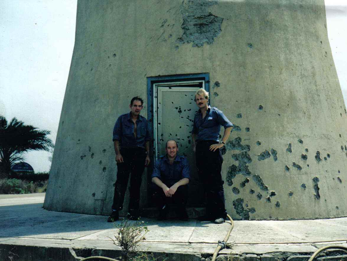 Bob Griggs, Davy McIntyre and Tony Weyman 
