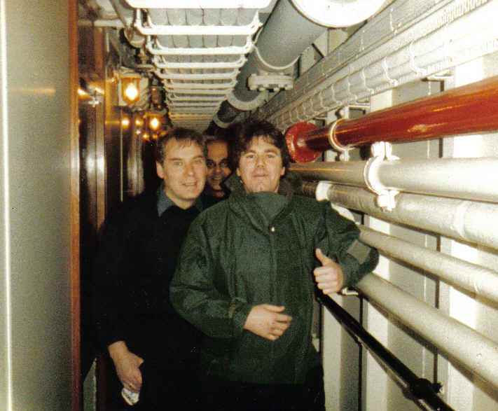 Graham Davis, John Nair and Andy Goodrige 
In Union Street
