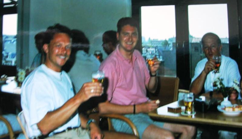 Cliff Rowe, Brian Johnson and Donald Carmichael 
