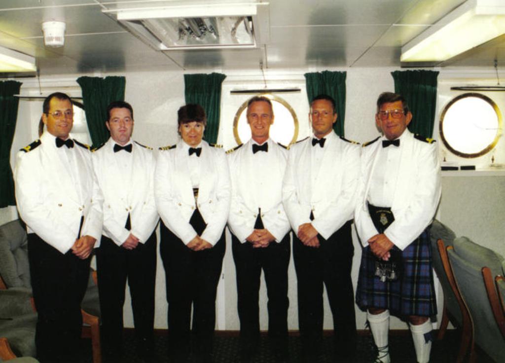 Phil Gleed, Jim McCallion, Wendy Veale, Keith Ritch, Cliff Rowe and George Kindness 
