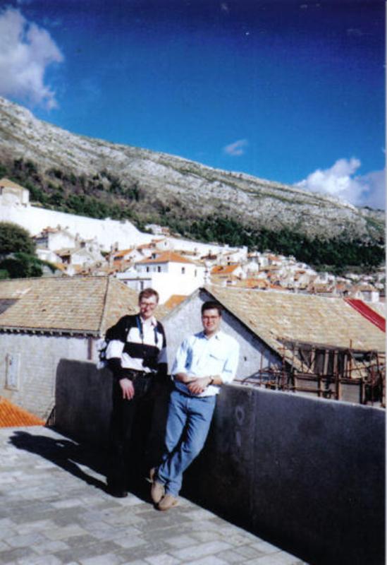 Dave Gale and Nigel Davies
Dubronik 1994. 
