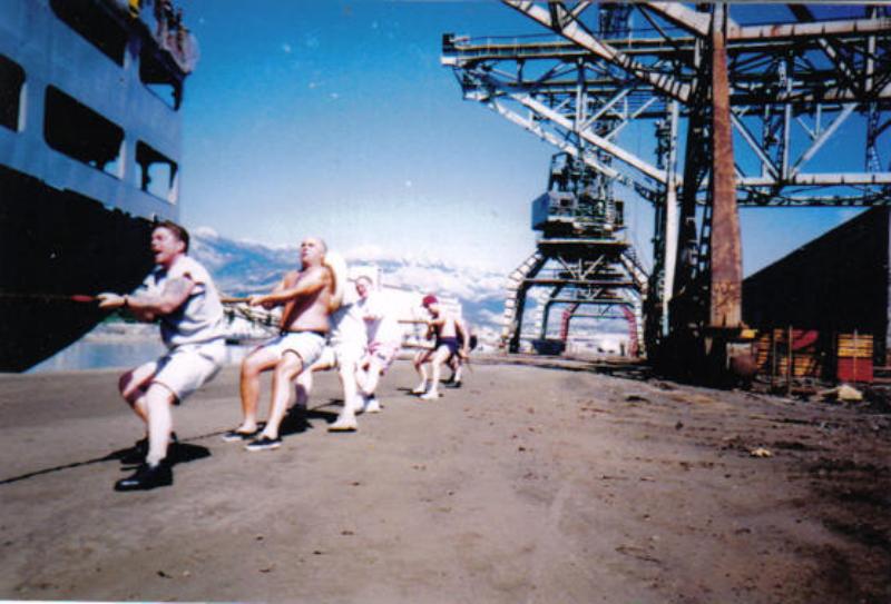 STON Tug a war team Split 
Led by Alan Maloney 
