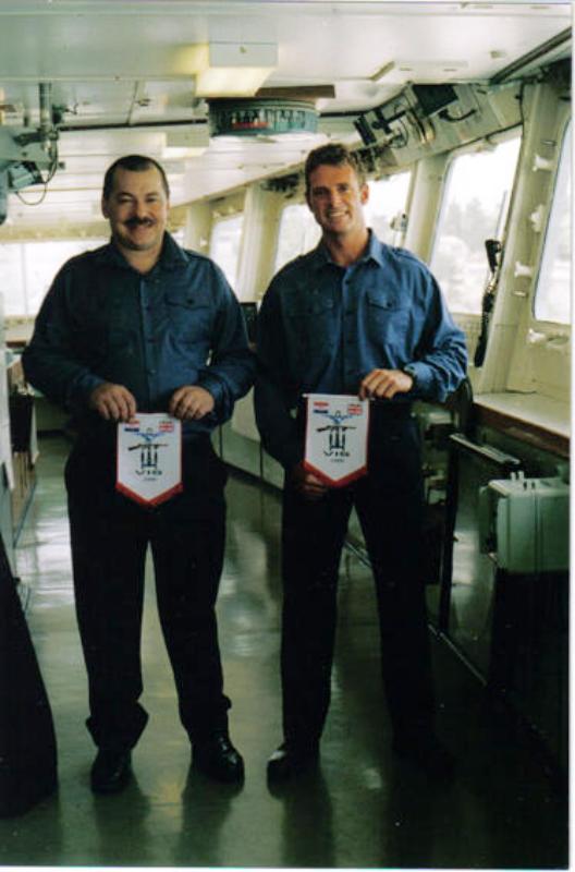 Les Burgess and Ian Wyness 
